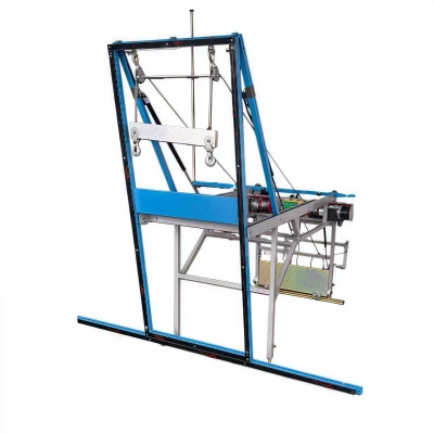 Hanging and hoisting solar panels, glass wood flooring, easy to operate, detachable, storage, automatic movable flipping elevator
