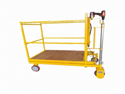 Low altitude safety work Aerial Skylift Hand Movable Mobile Scissor Lift drivable and movable lift