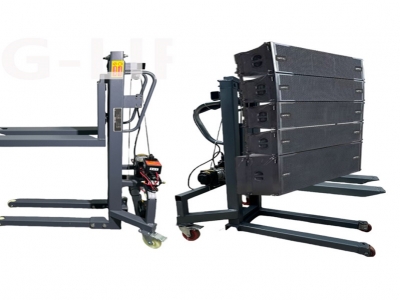 Mini Forklift Truck Self-Loading Electric Stacker Small Fork Lift for Loading Stage Equipment
