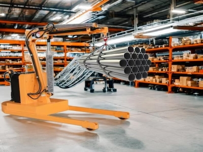 Mobile crane - fully automatic hydraulic self-adjusting lifting and rotating electric lifting small crane - one ton, two tons lifting crane