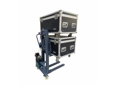 Mini Forklift Truck Self-Loading Electric Stacker Small Fork Lift for Loading Stage Equipment