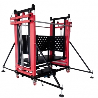 Electric scaffold platform