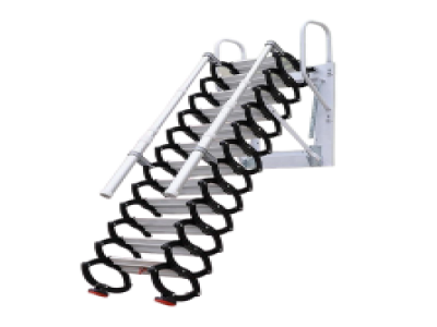 Attic retractable ladder