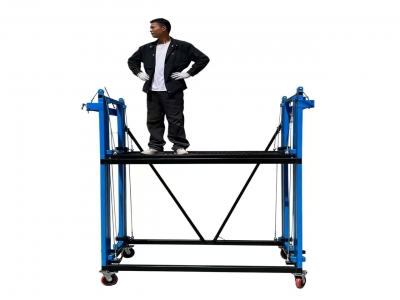 Electric scaffolding lift, mobile lifting platform, automatic remote-controlled folding lifting machine, interior and exterior decoration